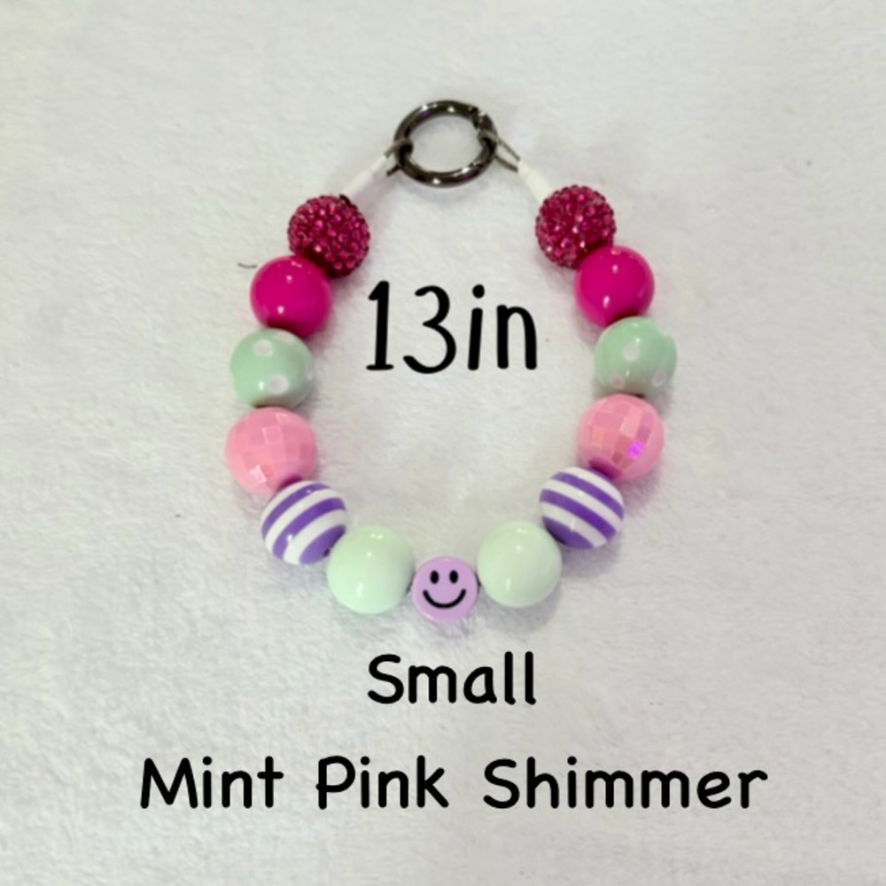 Fun! Cute! Glam! Beaded Pet Collar Necklace with Easy to use Spring Clasp!